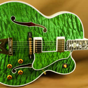 Gibson Super 400 Ultra Tree of Life Custom Quilted Maple CES image 3