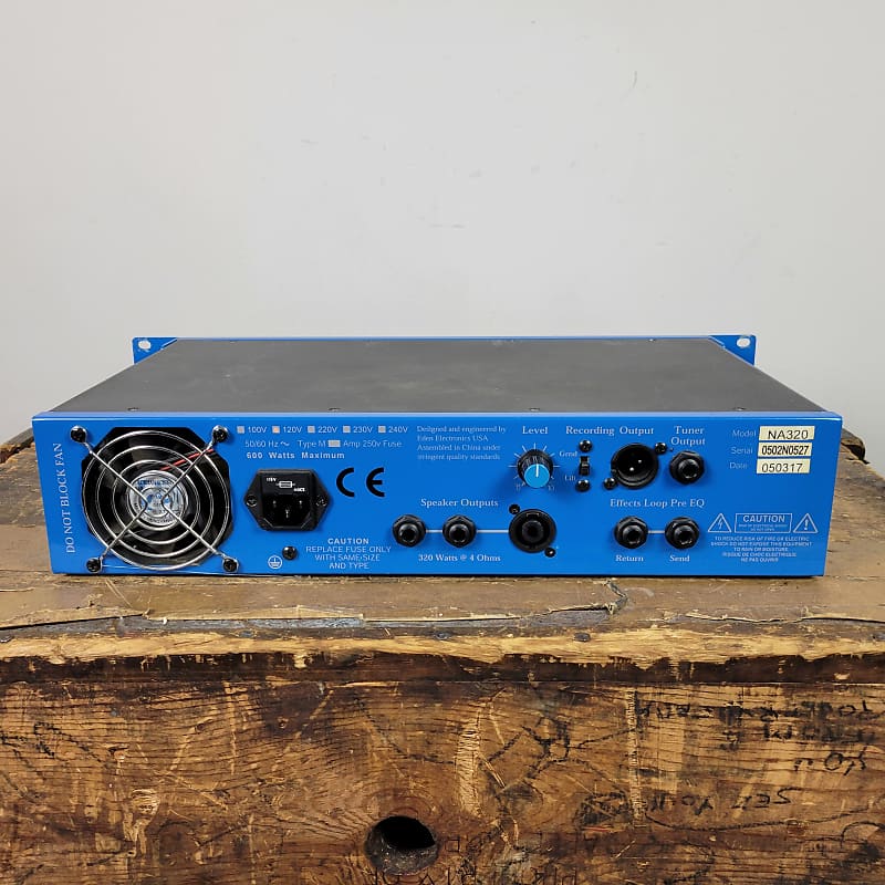 Eden Nemesis NA-320 Bass Amp - Blue | Reverb