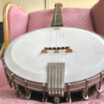 Orpheum #3  Five String Banjo Mahogany Circa 1925 image 1