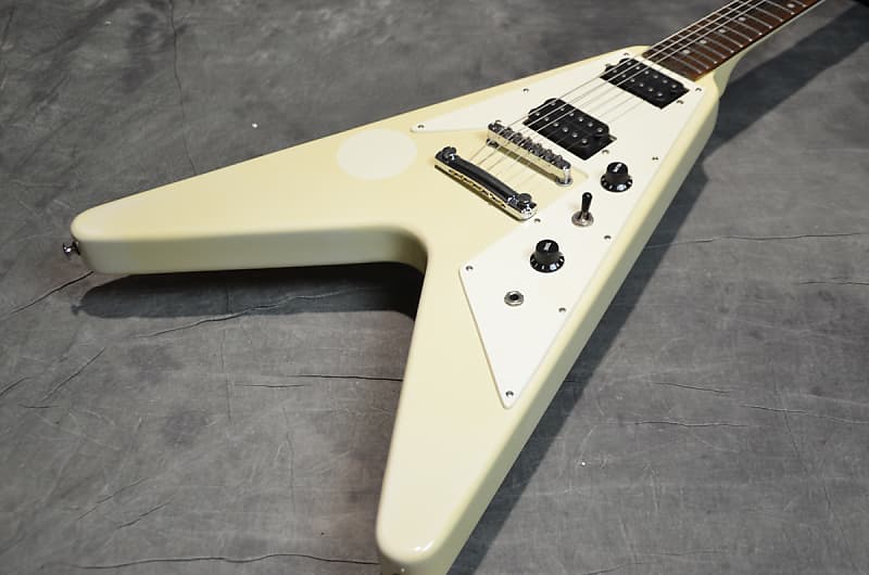 Epiphone Flying V フライングV パールホワイト✨ Epiphone Flying V Prophecy Electric Guitar - Aged White