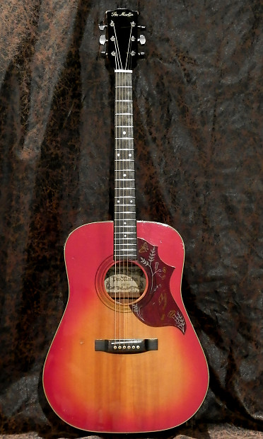Martin hummingbird guitar top