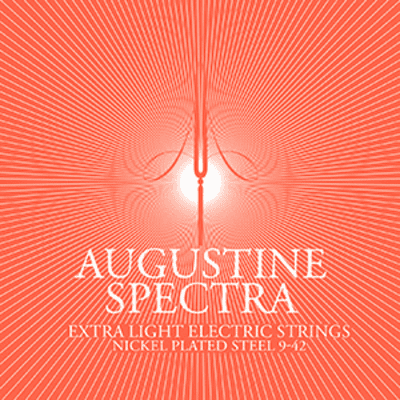 Augustine Spectra Electric Guitar Strings - Extra Light Tension - Nickel Plated Steel for sale