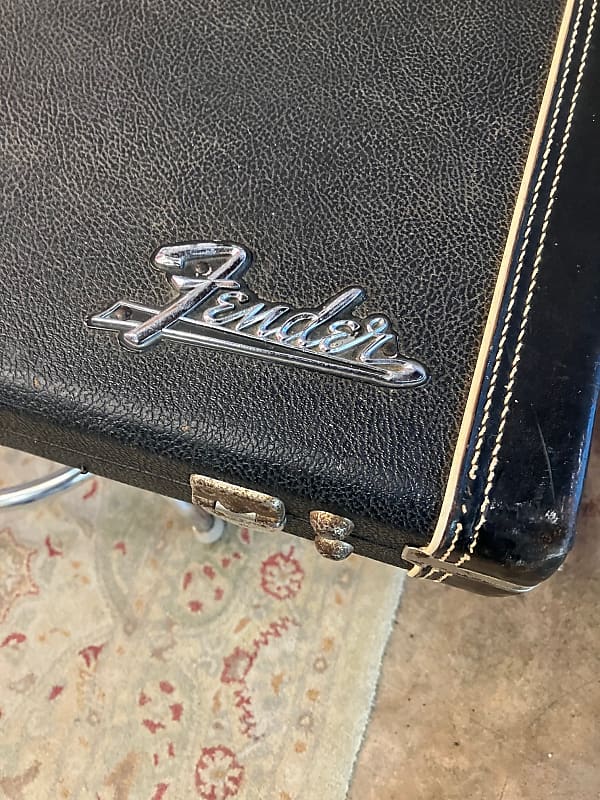 Fender Hardshell Case 1967 1971 Black Reverb 7217