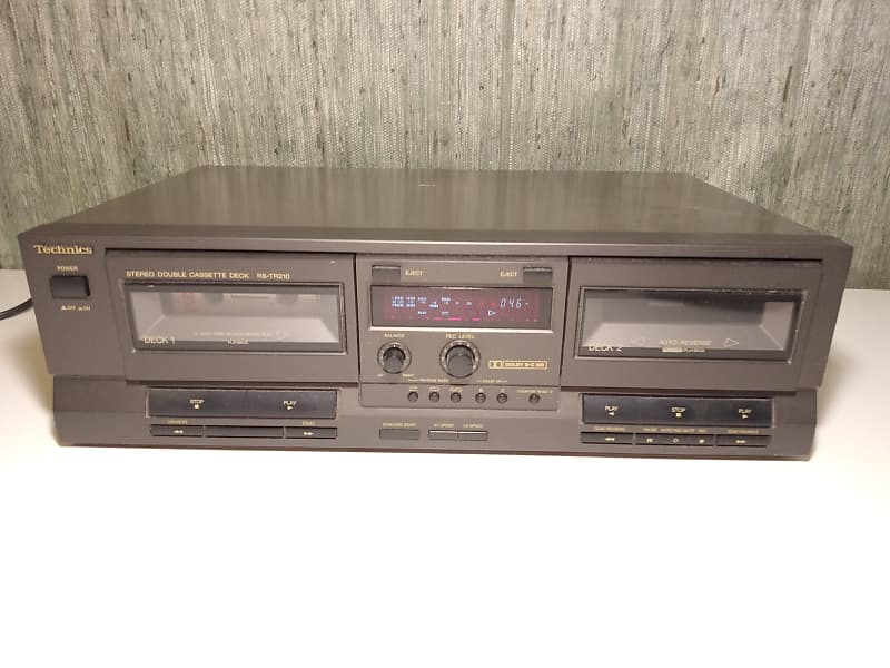 Technics Rs-tr210 Vintage Tape Deck Cassette Deck 80s 90s 