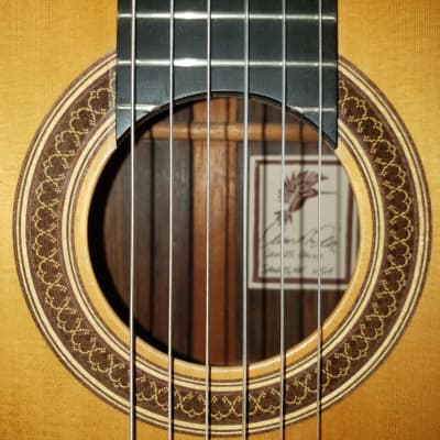 David Daily David Daily Classical Guitar -Natural Spruce, Scale/Nut: 650mm/52mm 1999 - Top: Spruce Sides and Back: Indian Rosewood Neck: Mahogany Fingerboard: Ebony image 3