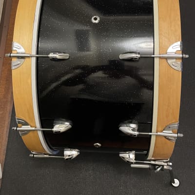 Puritan Drum Co 5 Piece Fiberglass & Maple Drum Kit 2022 - Piano Black with Metal-flakes image 8