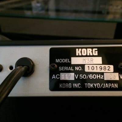 Korg M3R AI Synthesis Module 1990s - Black - Excellent! image 8