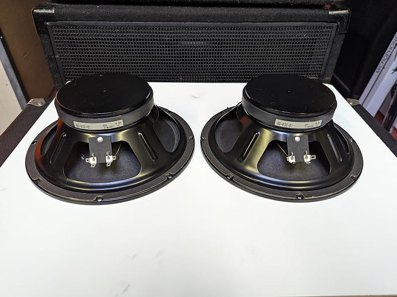 Matched Pair! 1998 Ampeg/Eminence 32 Ohm SVT 10" Bass Guitar Reverb