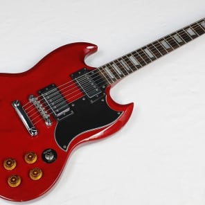 1997 Epiphone SG Cherry Finish G-400 22-Fret Electric Guitar
