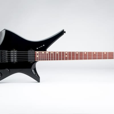Downes Guitars Model 101H - Black headless 6-string image 1