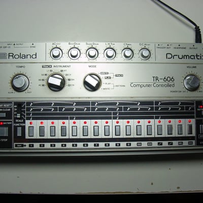 Roland TR-606 Drumatix 1980s - Silver