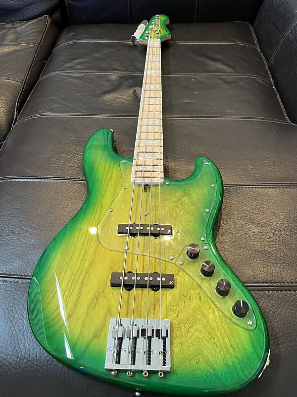 Atelier Z M245 Custom 4-string Bass Rare Iguana Burst 