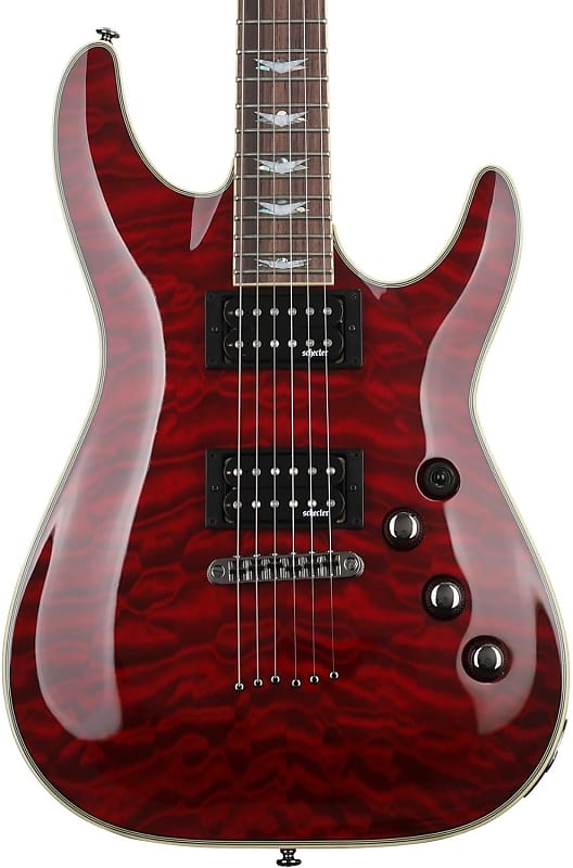 Schecter Omen Extreme-6 Electric Guitar - Black Cherry image 1