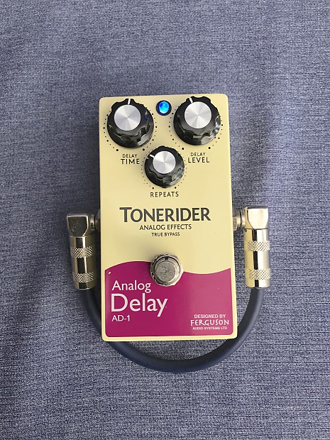 Tonerider Analog Delay AD-1 Effects Pedal 750ms Repeats True Bypass