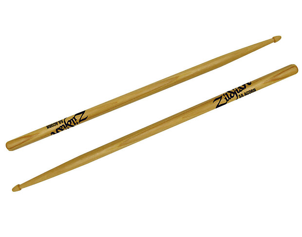Zildjian Acorn Tip DIP Drum Sticks - Black Wood 5A