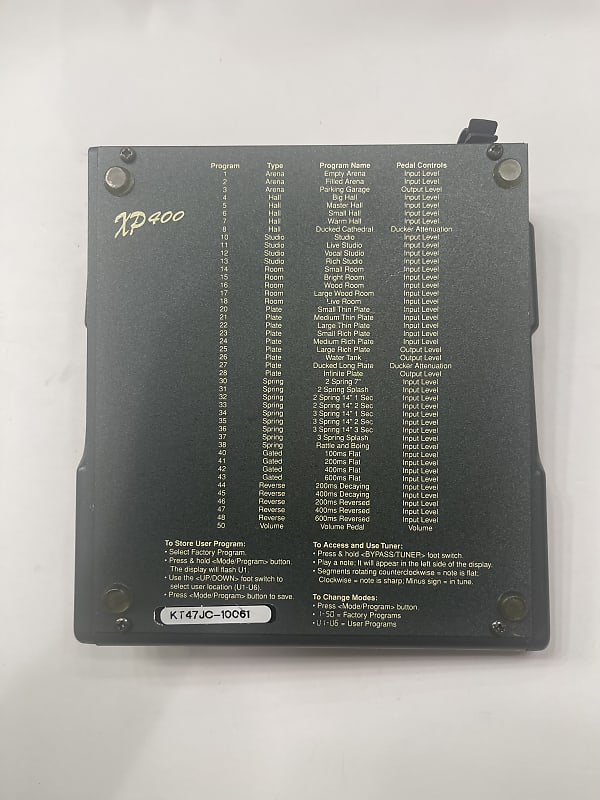 DigiTech XP-400 Reverberator | Reverb Canada