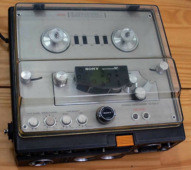 Redesigned Sony TC-510-2 Tape Recorder sports a new funky design