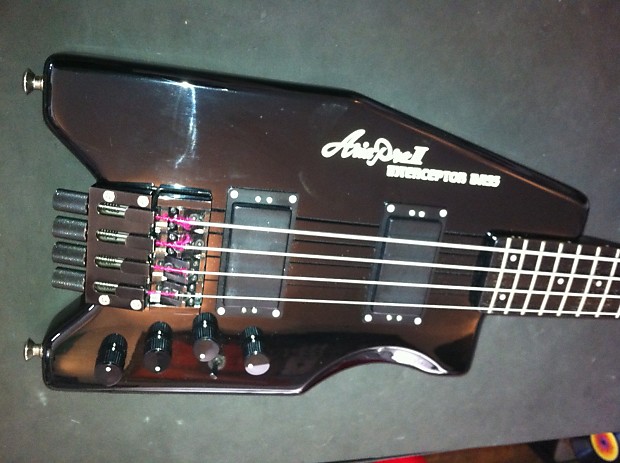 Aria Pro II INTERCEPTOR Headless Electric Bass Guitar | Reverb
