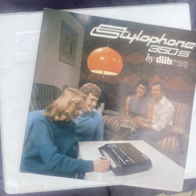 Stylophone  350s Plastic with faux wood finish image 8