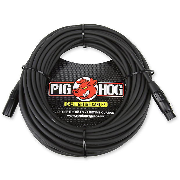 Pig Hog PHDMX50 3-Pin DMX Lighting Cable - 50' image 1