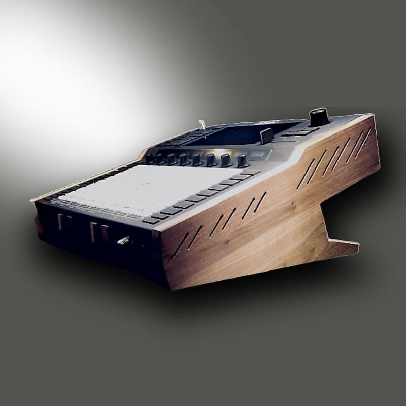 Akai Force // Handcrafted Synth Stand // Solid Walnut , Oak ,Oak stained black image 1