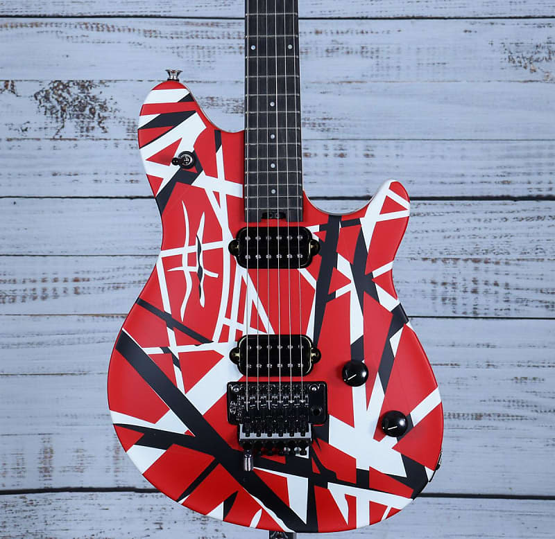 *DEMO* EVH Wolfgang Special Striped | Red | Black | White image 1