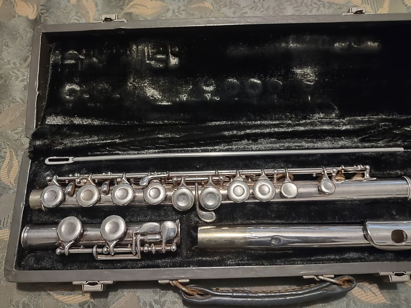 Haynes-Schwelm Flute 352025 1960's Silver