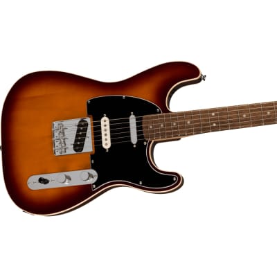 Squier Paranormal Custom Nashville Stratocaster, Laurel Fingerboard, Chocolate 2-Colour Sunburst image 3