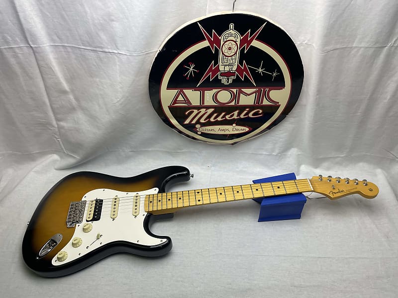 Fender JV Modified '50s Stratocaster HSS Guitar - MIJ Made In Japan 2022 - 2-Color Sunburst / Maple neck image 1