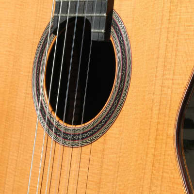 Brazilian Rosewood with Canadian Spruce Top (2020 ) Concert Classical Guitar Shellac /French Polish image 6