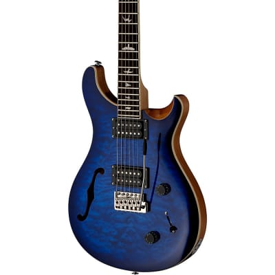 【最終値下げ】PRS SE Custom 22 Semi-Hollow 送料無料 P.R.S. SE Custom 22 Semi-Hollow Quilt (Black Gold Sunburst