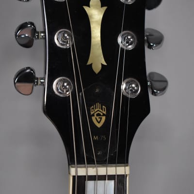 2000s DeArmond Guild M-75 Sunburst Finish Solid Body Electric Guitar image 15