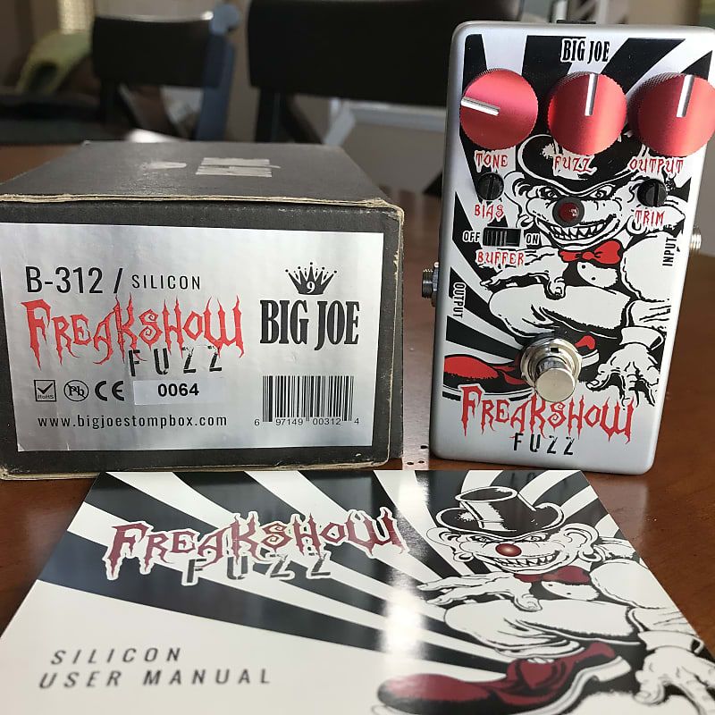 Big Joe Stomp Box Company Freakshow Fuzz Silicon | Reverb