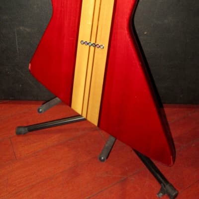 1982 Harmony Marquis Explorer Red and Natural w/ Original Hard Case image 5