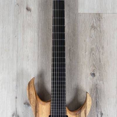 Mayones Duvell BL 7 Guitar, 7-String, Ebony Fretboard, Black Limba Body image 4