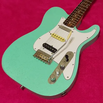 Partscaster  Telecaster Nashville  2020 Surf Green With Flakes image 4