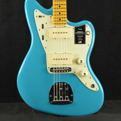 Fender American Professional II Jazzmaster Miami Blue Maple Fingerboard image 1