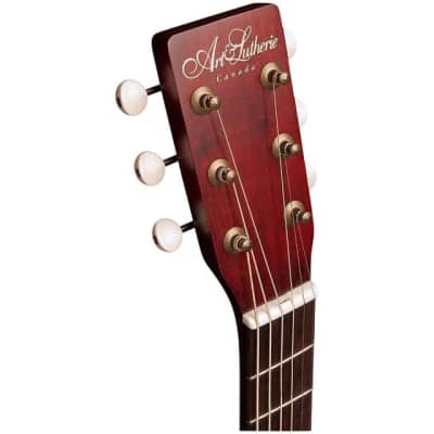 Art & Lutherie Roadhouse Parlor Acoustic-Electric Guitar with Gig Bag - Tennessee Red image 16
