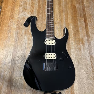 Ibanez RGIR27E-BK Iron Label 7-String Guitar EMG Pickups RG | Reverb