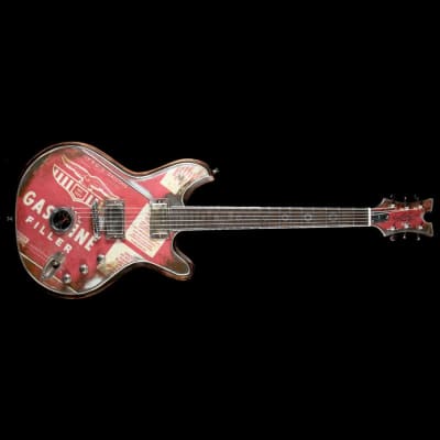 McSwain Gasoline SM-2 Electric Guitar Oil Can Graphics image 9