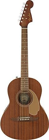Fender Sonoran Mini Acoustic Guitar All Mahogany with Bag image 1
