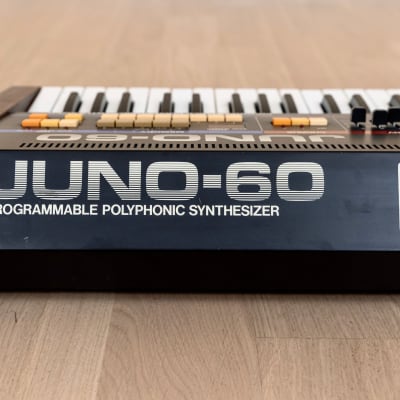 1980s Roland Juno-60 Vintage Analog Synthesizer Keyboard w/ MD-8 MIDI Interface, Juno-66 Upgrade Kit image 10