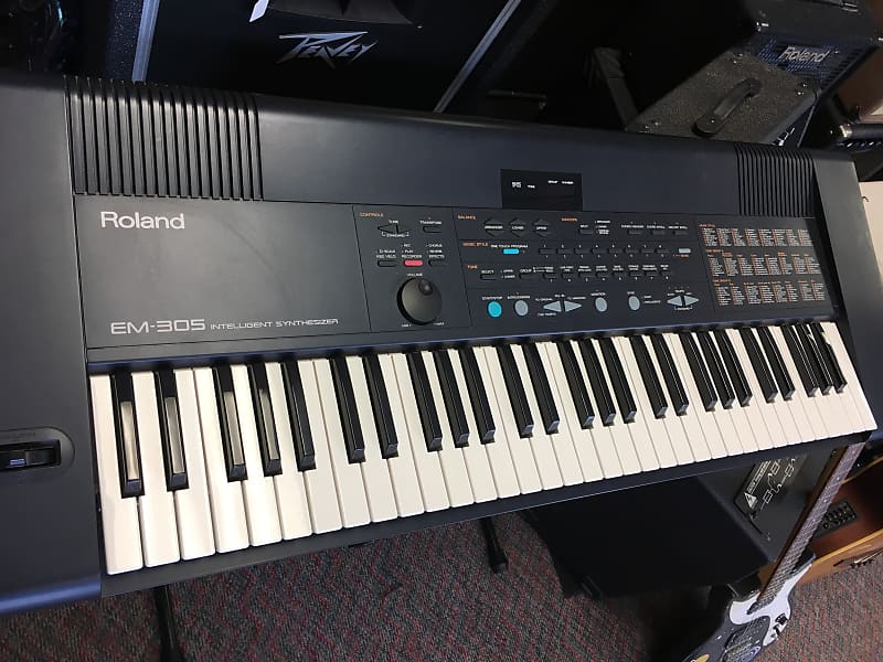 Roland/ローランド EM-305 INTELLIGENT シンセサイザー Roland EM-305 All 8 Demo Songs - YouTube