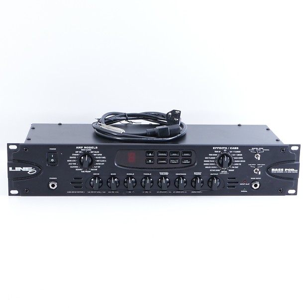 Line 6 Bass POD Pro Rackmount Multi-Effect and Amp Modeler image 1