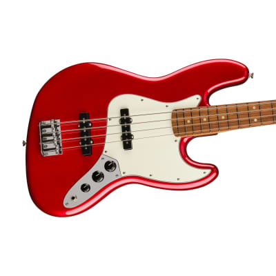 Fender Player Jazz Bass Electric Guitar, Pau Ferro FB, Candy Apple Red image 5