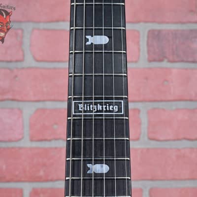 ESP Kiso Custom Shop MX-250 “Blitzkrieg” Customization by Hutchinson Guitar Concepts Satin Aged Metallic 2006 w/Gator Hardshell Case image 11