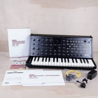 Korg MS-20 Mini Semi-Modular Analog Synthesizer w/ Box, Cables, Paperwork +