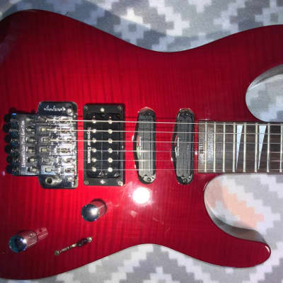 Reduced!  2002 Jackson  Soloist SL-3 Standard Neck-Through Pro in Trans Red Over Flame Maple Finish! Mint Condition! image 1