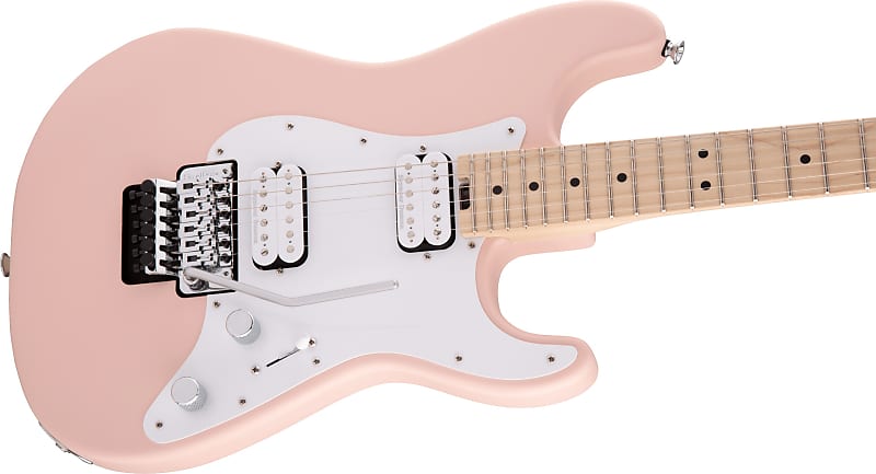 Pro-Mod So-Cal Style 1 HH FR M, Maple Fingerboard, Satin Shell Pink image 1
