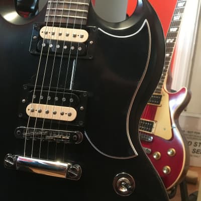 Custom Pickguard for Gibson SG Future & '60's Tribute & SGJ 5 Ply Black/White NO SCREW HOLES